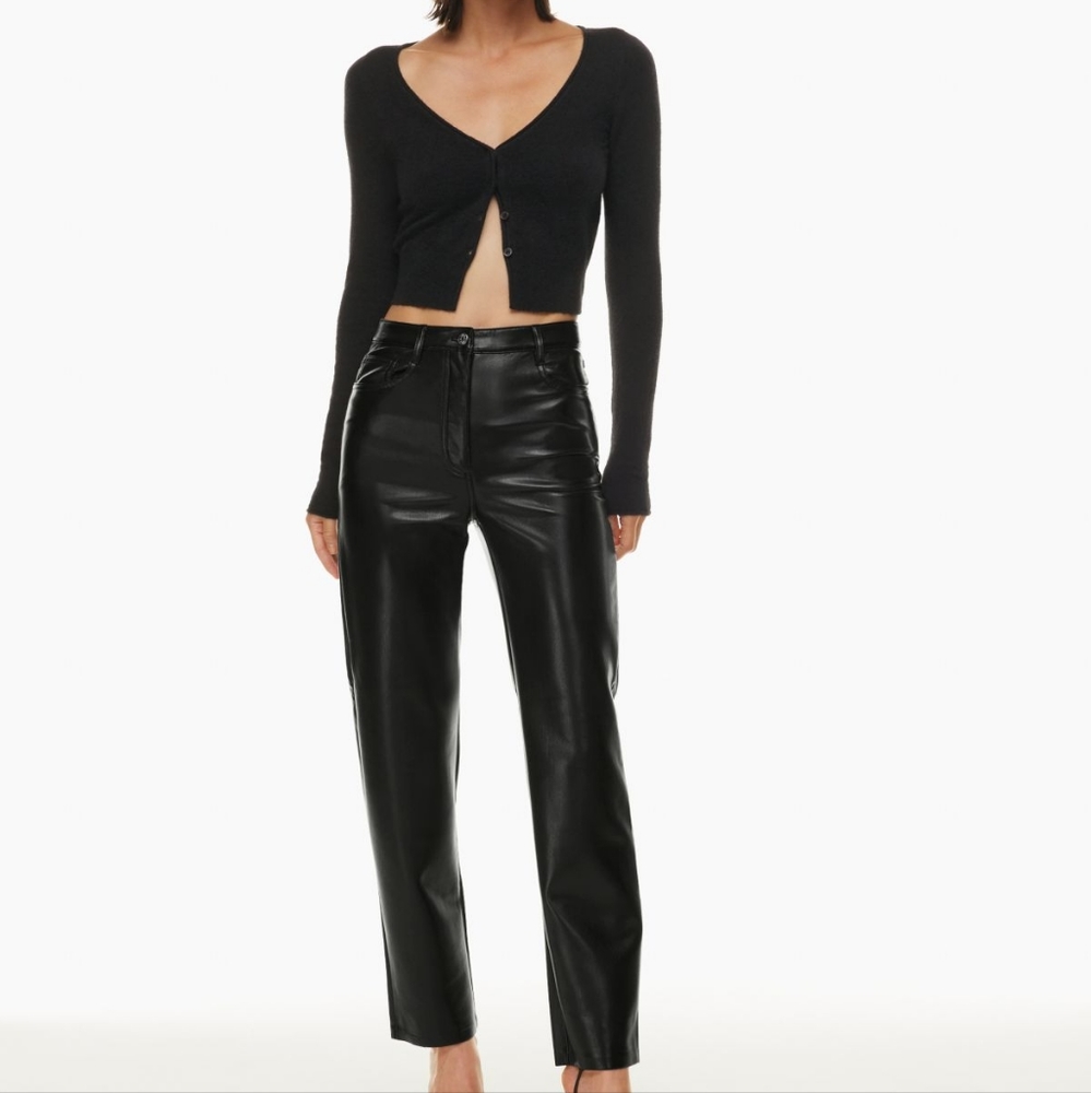 Wilfred Black Straight Leg Pants